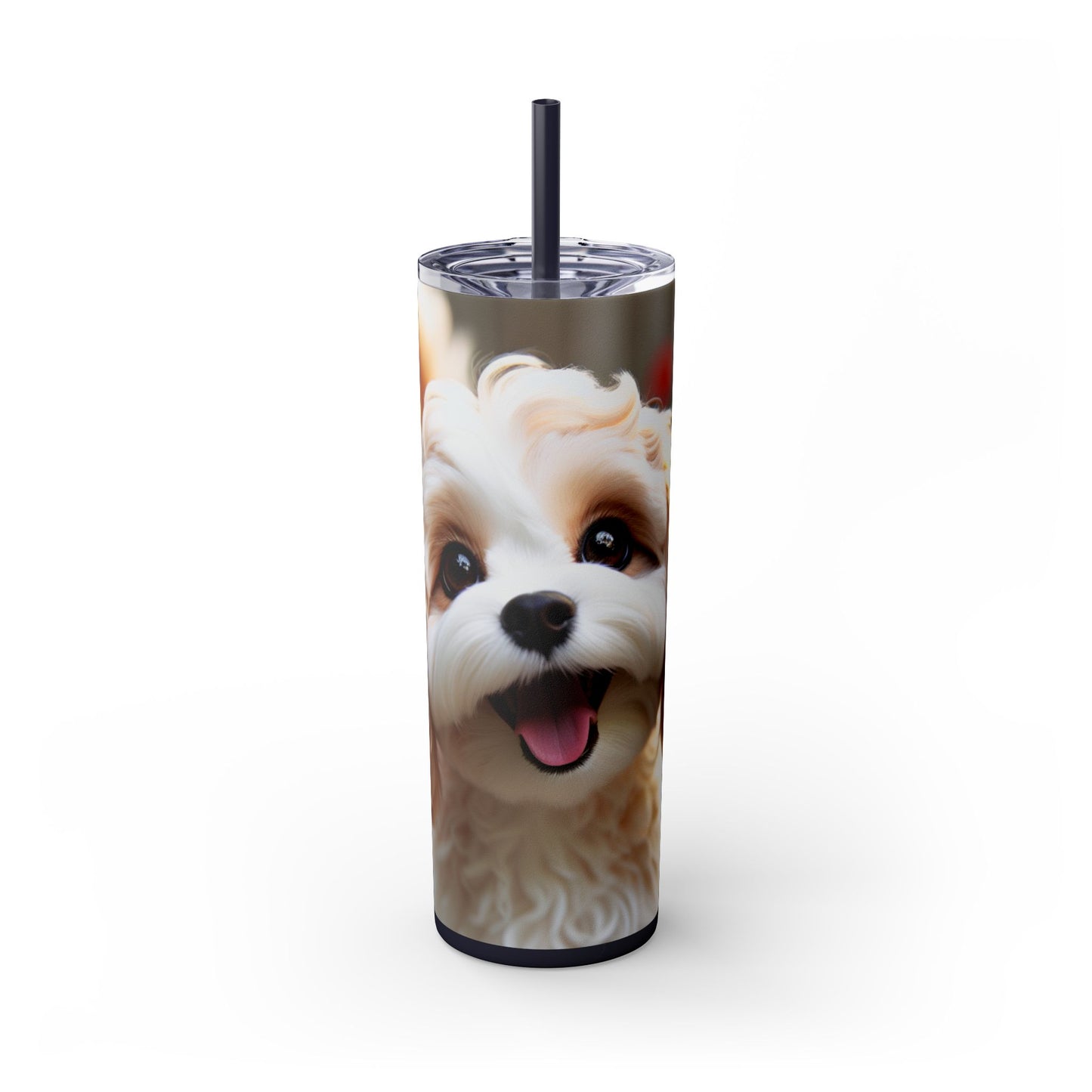 Skinny Tumbler with Straw – 20 oz Stainless Steel Cup