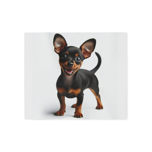 Miniature Pinscher Sweatshirt Blanket