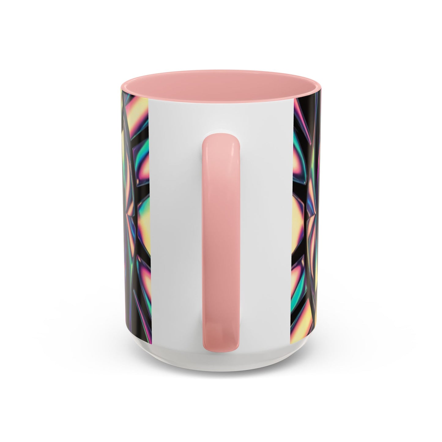 Optical Illusion Accent Mug – Ceramic Coffee Cup
