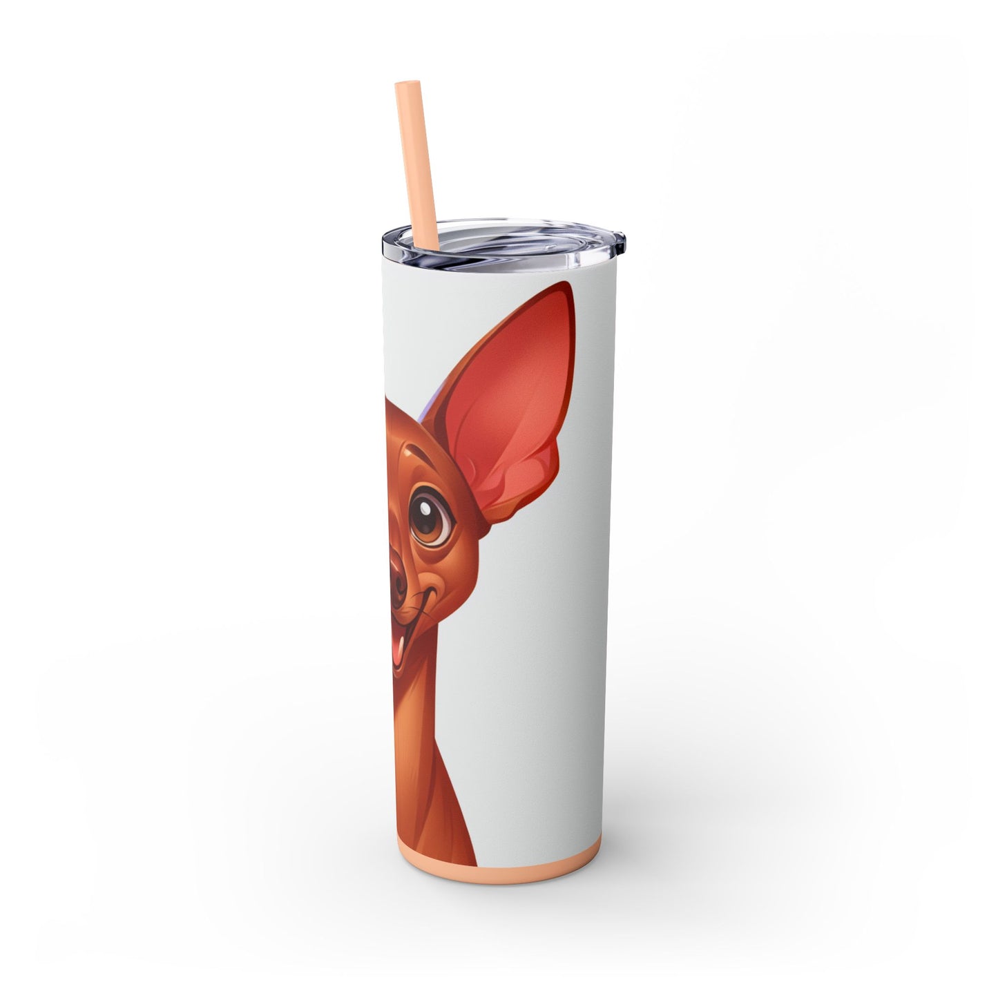 Vaso Cirneco dell'Etna con pajita, 20 oz