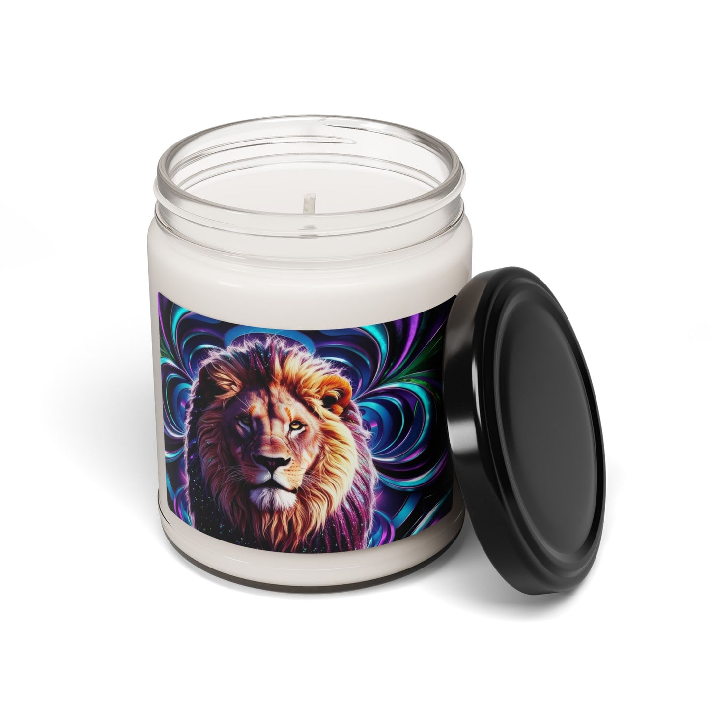 Psychedelic Lion- Scented Soy Candle, 9oz