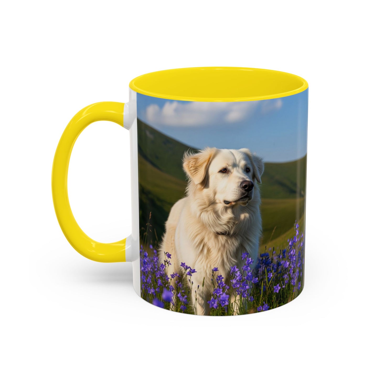 Mug à café avec motif Berger des Carpates roumain - Cadeau idéal pour les amoureux des chiens