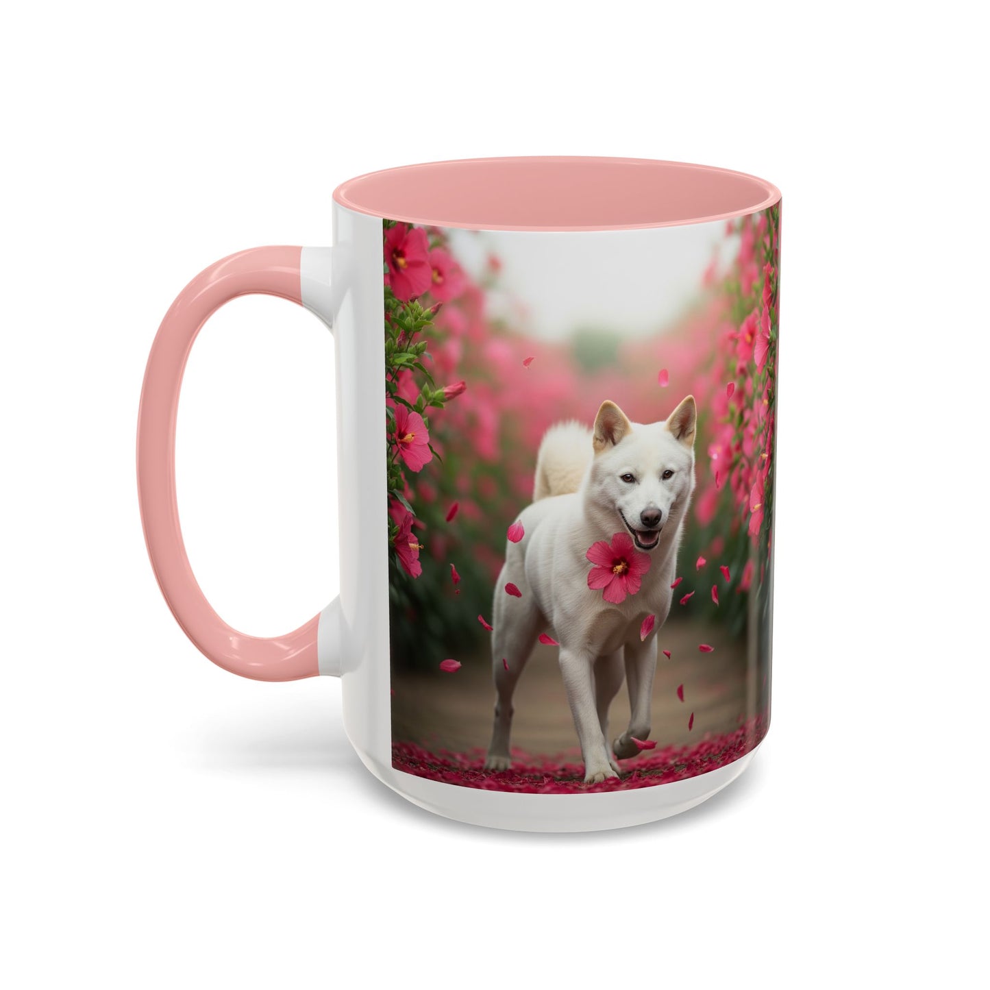 Taza de café con diseño de perro Jindo coreano: el regalo perfecto para los amantes de los perros.