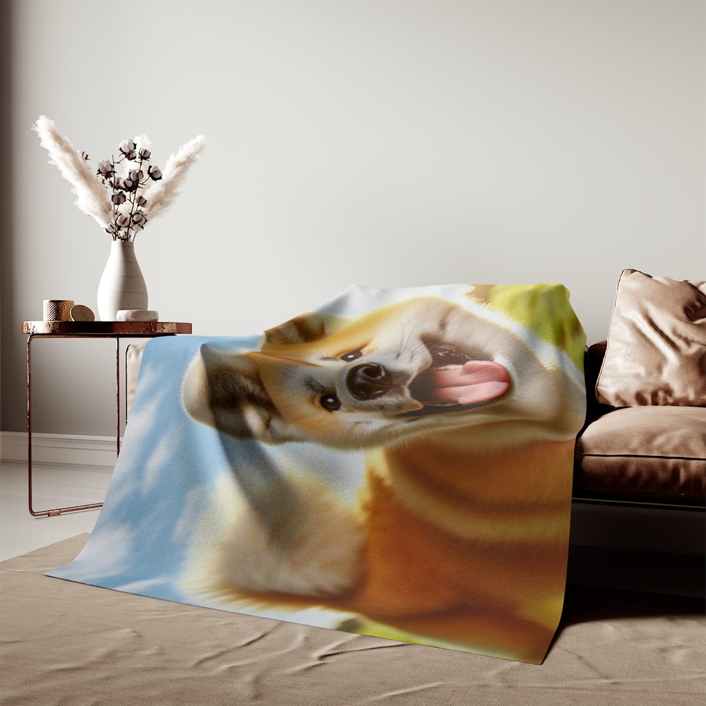 Akita Sweatshirt Blanket