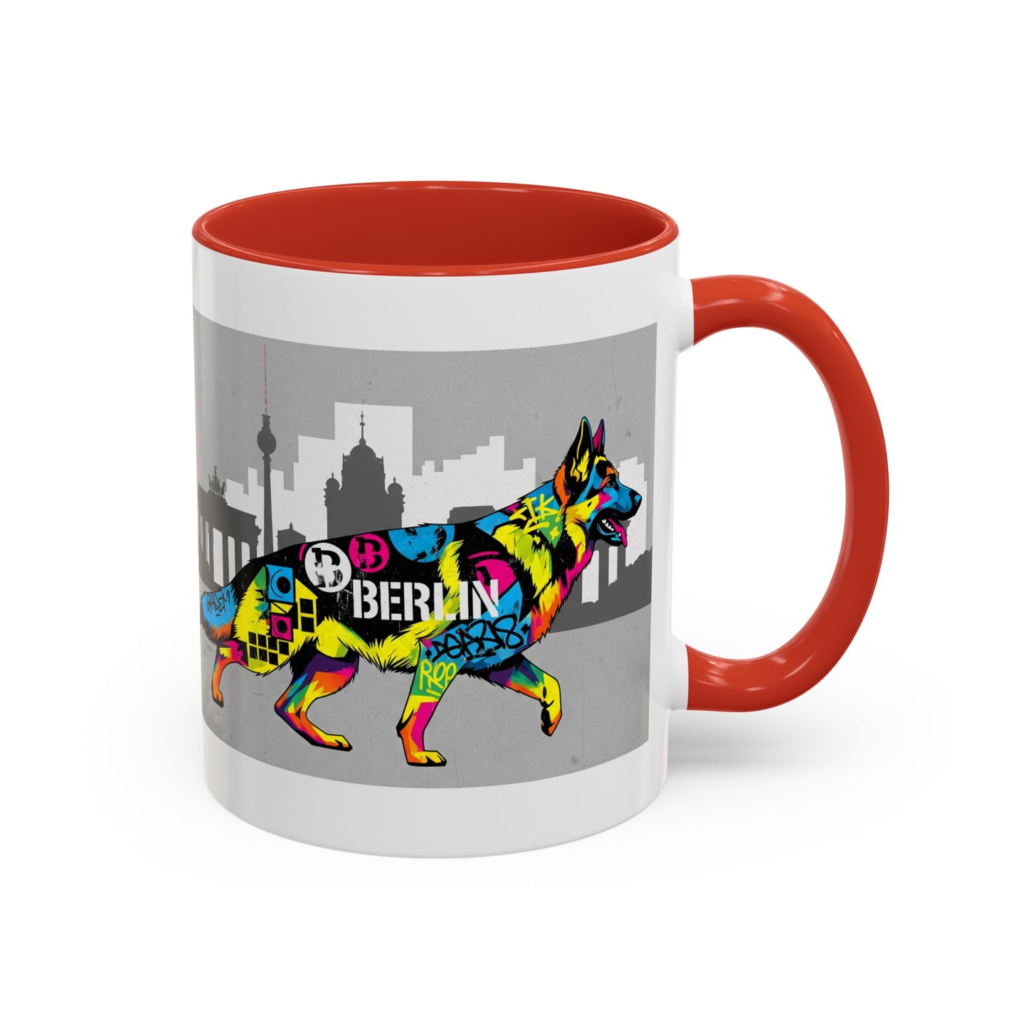 German Shepherd Accent Coffee Mug - Perfect Gift for Dog Lovers