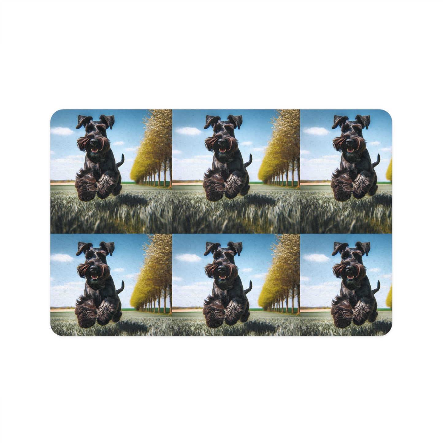 Pet Food Mat (12x18) - Giant Schnauzer