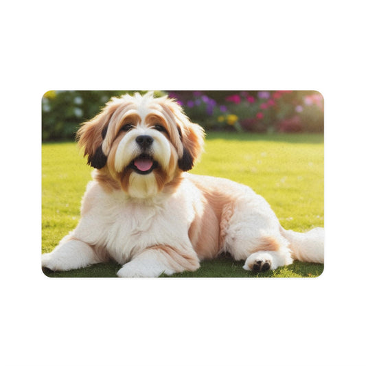 Pet Food Mat (12x18) - Lhasa Apso