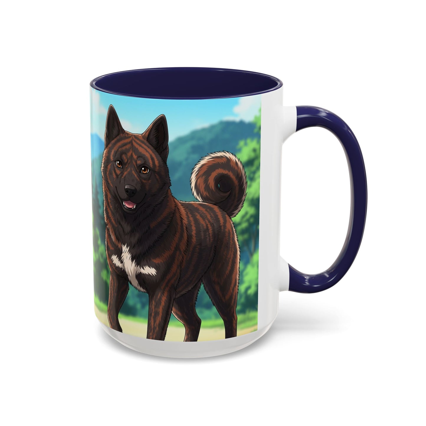 Mug à café Kai Ken Accent - Le cadeau idéal pour les amoureux des chiens