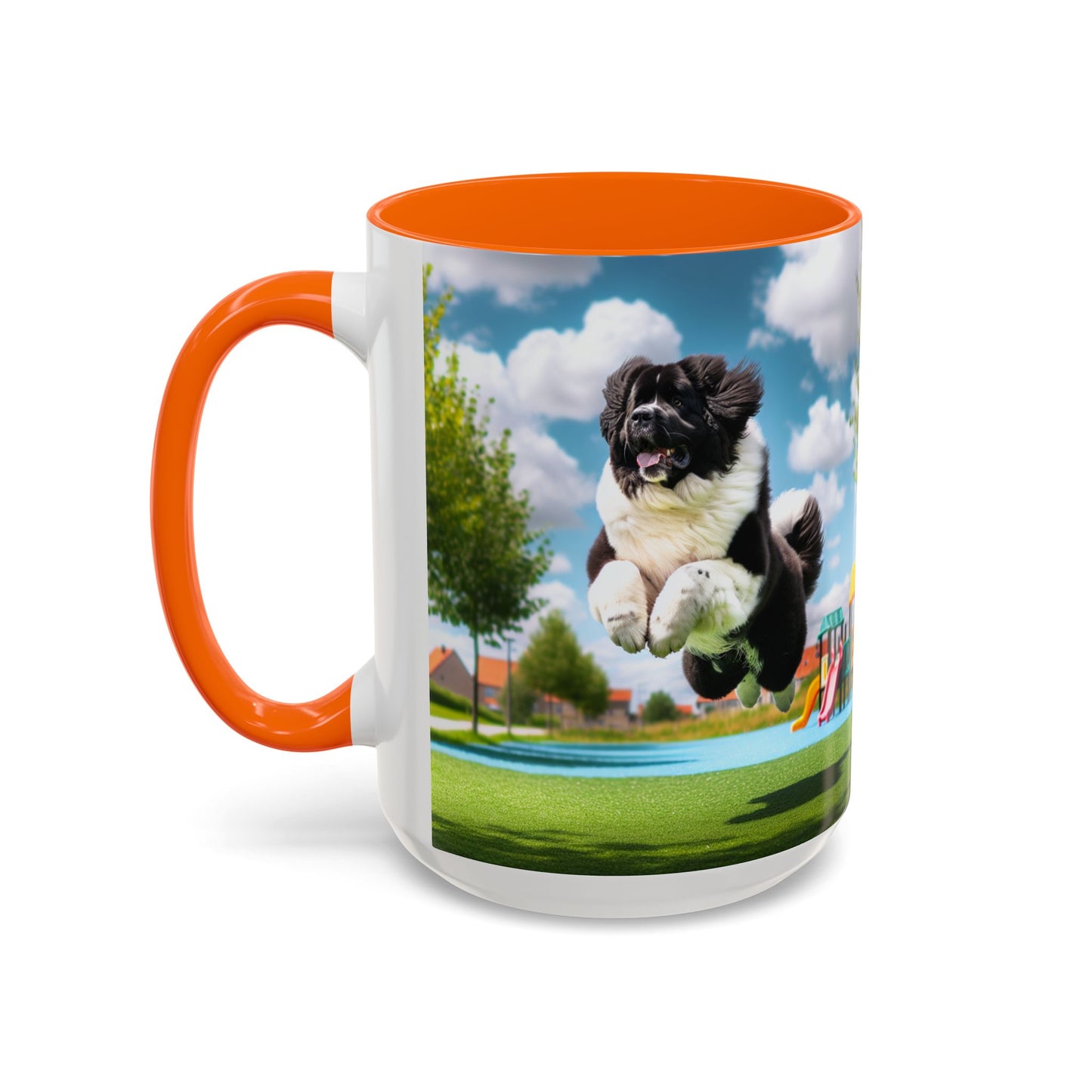 Taza de café con acento Landseer: el regalo perfecto para los amantes de los perros