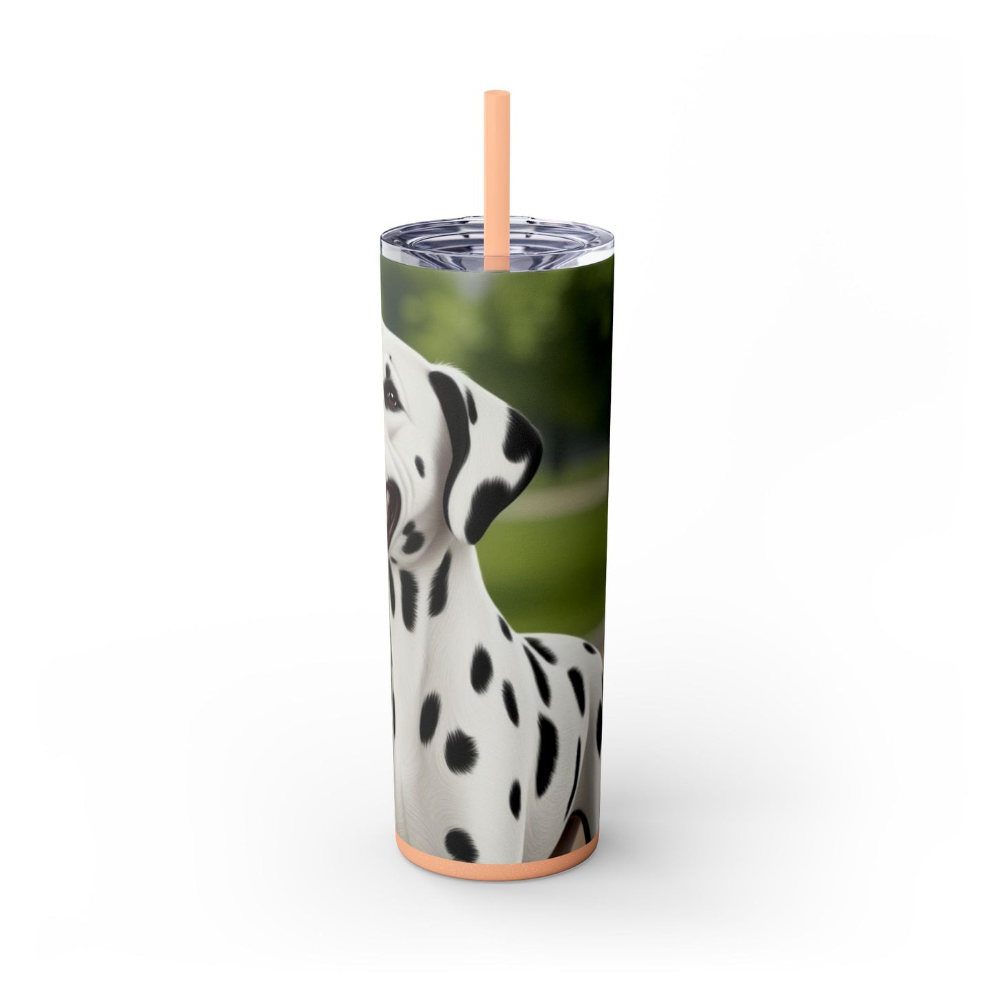 Skinny Tumbler with Straw – 20 oz Stainless Steel Cup
