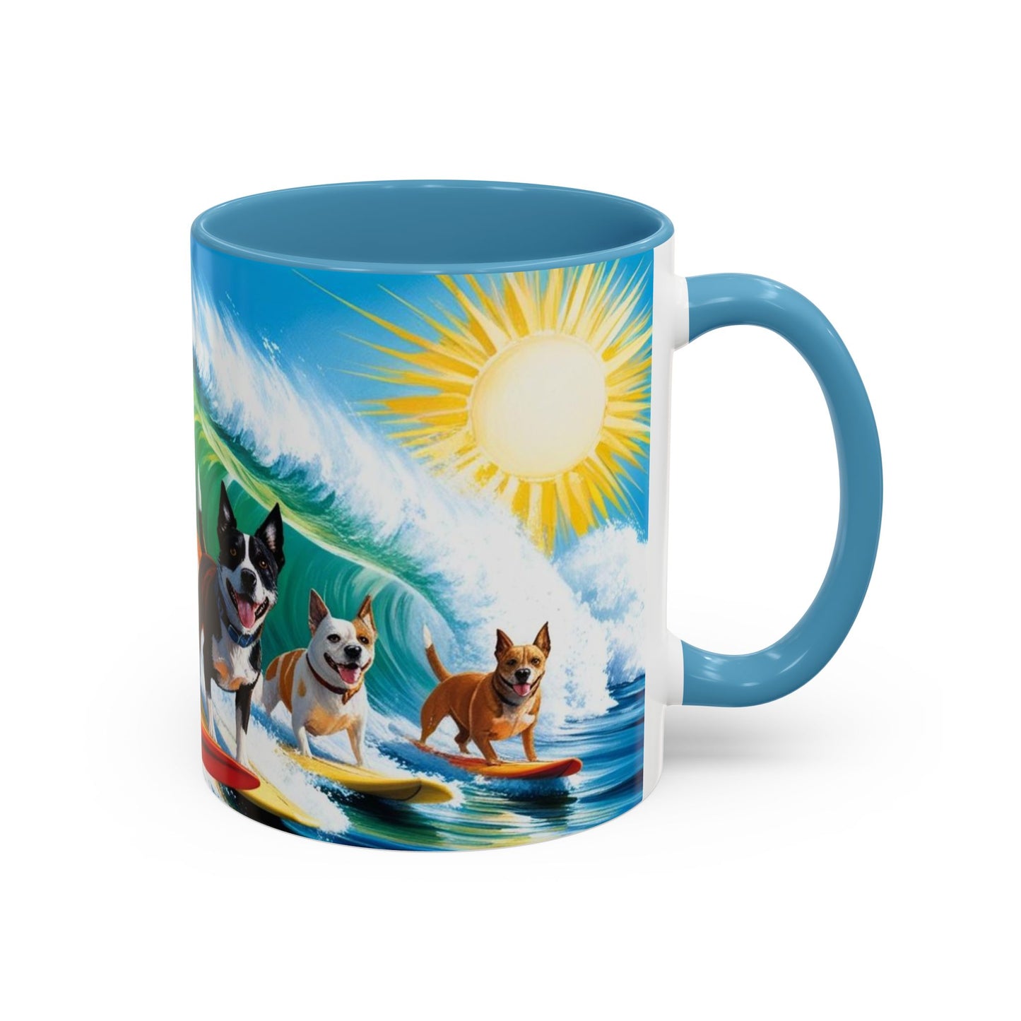 Taza de café con detalles de Surf Dogs: el regalo perfecto para los amantes de los perros