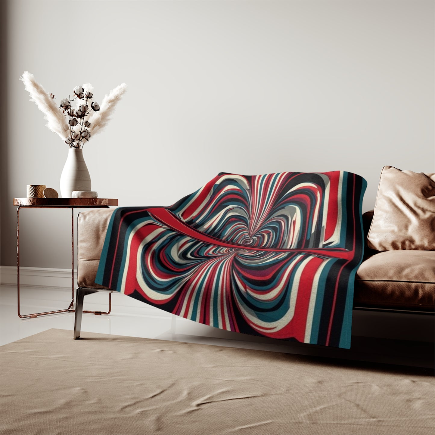 Optical Illusion Sweatshirt Blanket