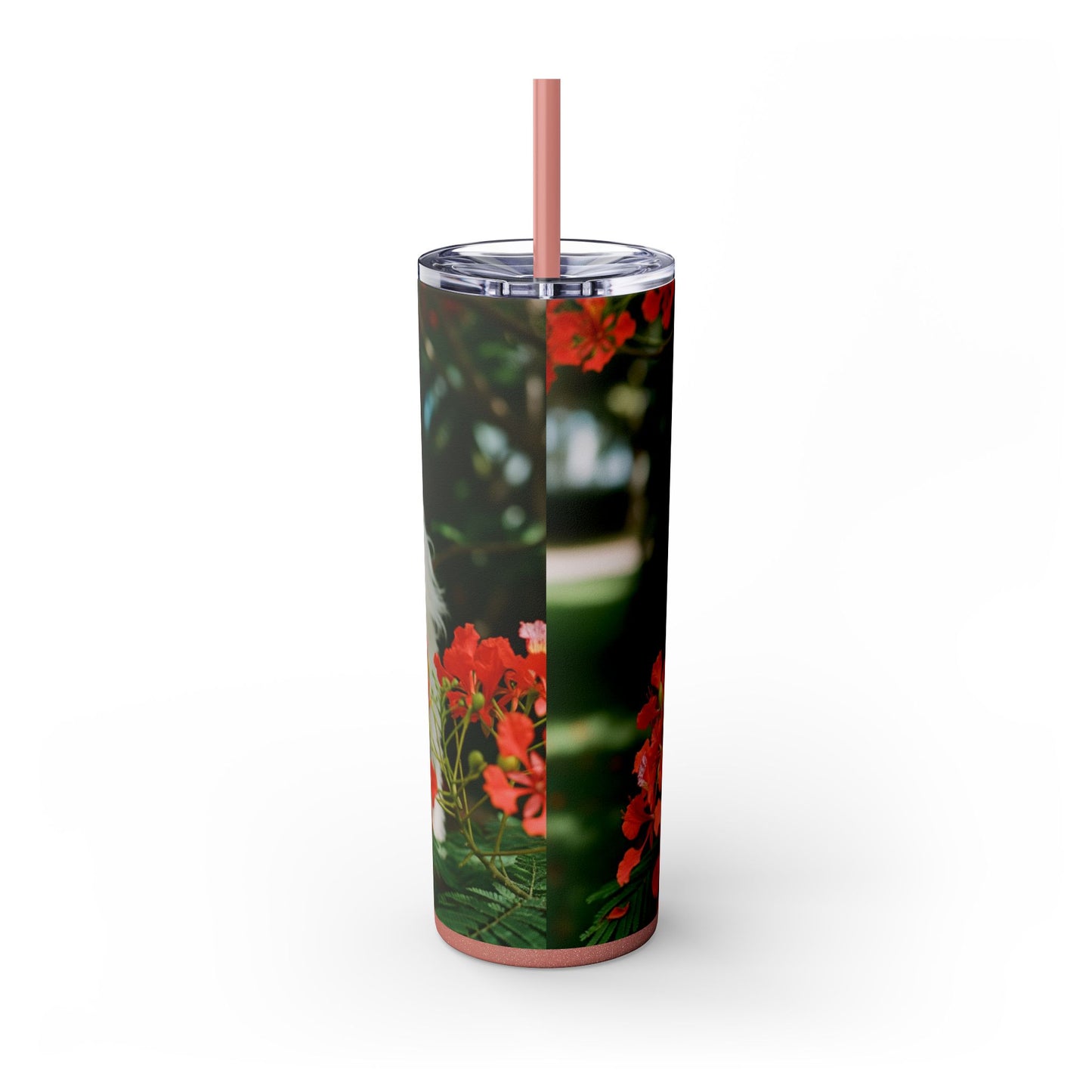 Gobelet Coton de Tuléar avec paille, 590 ml