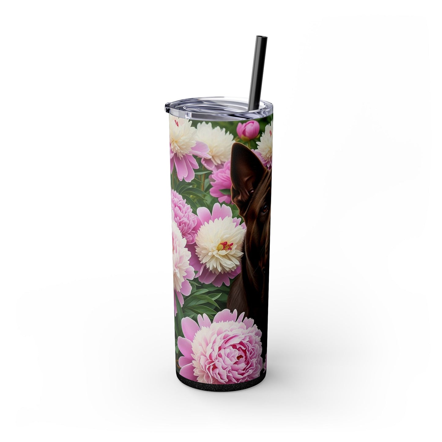 Gobelet isotherme de Chongqing (Chine) avec paille, 590 ml (20 oz).