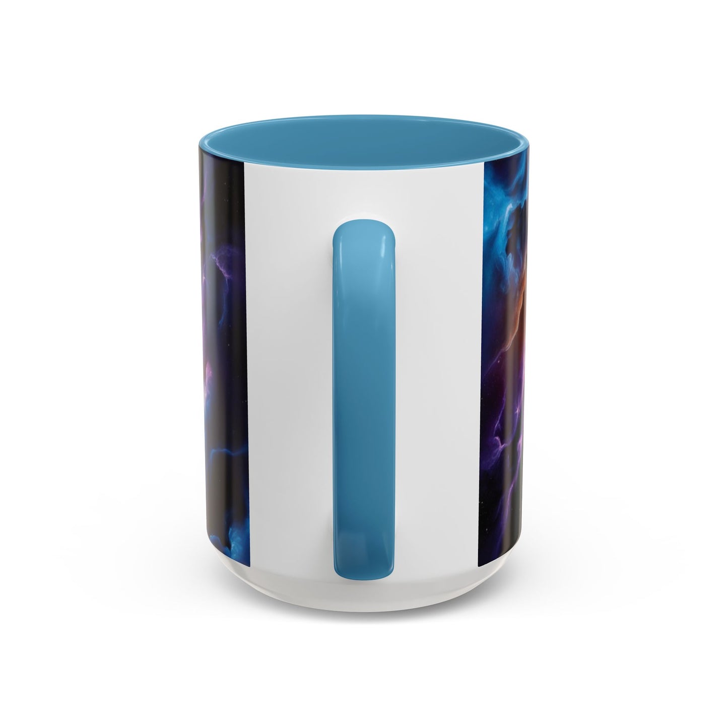 Optical Illusion Accent Mug – Ceramic Coffee Cup