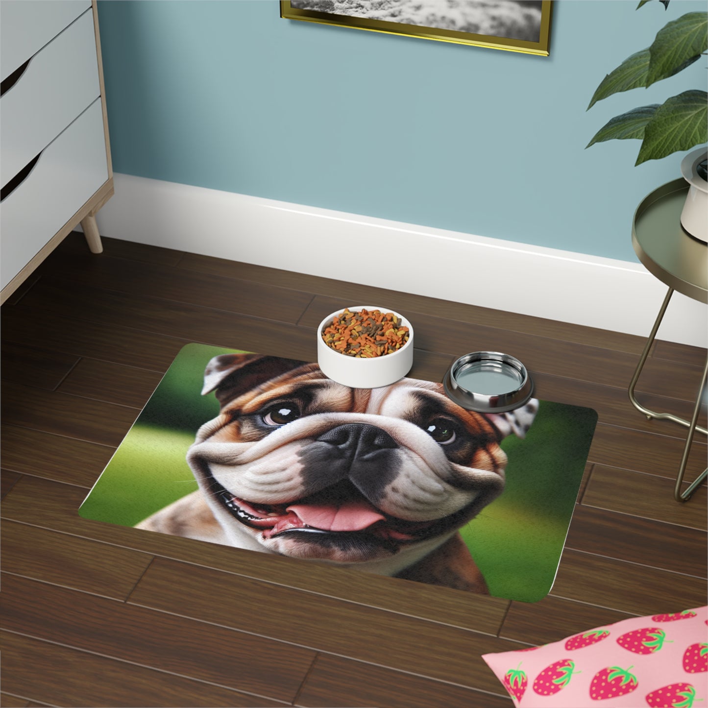 Pet Food Mat (12x18) - British Bulldog