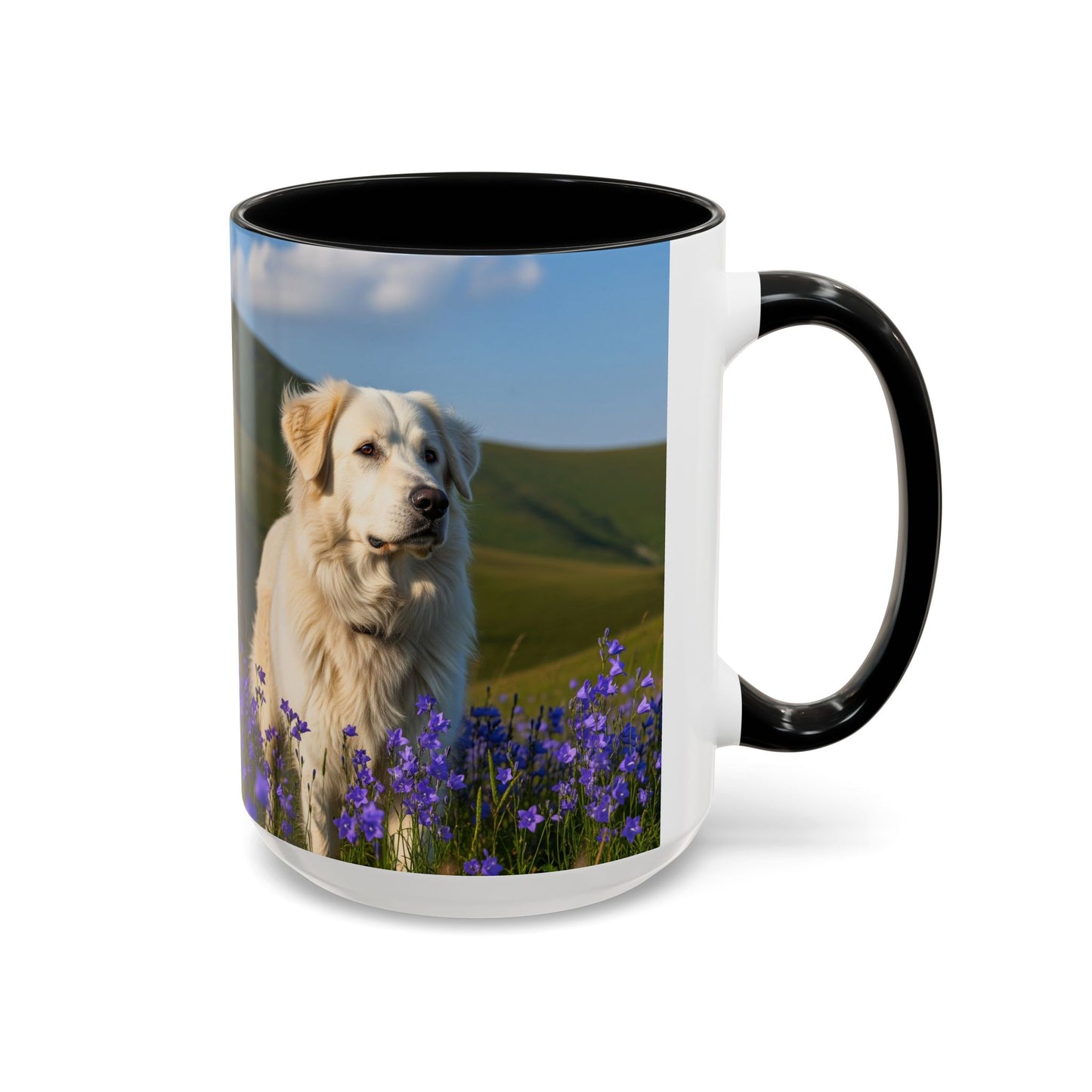 Mug à café avec motif Berger des Carpates roumain - Cadeau idéal pour les amoureux des chiens