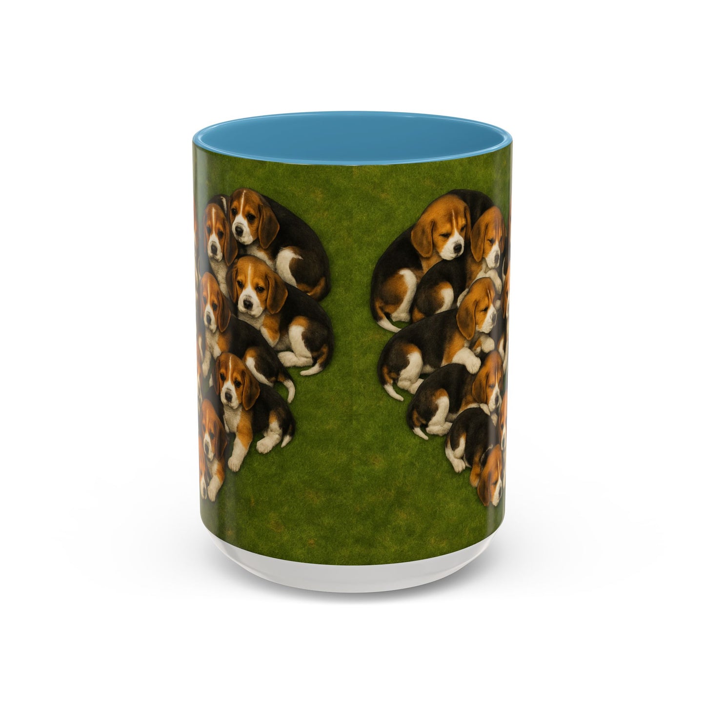 Beagle puppies Accent Coffee Mug - Perfect Gift for Dog Lovers