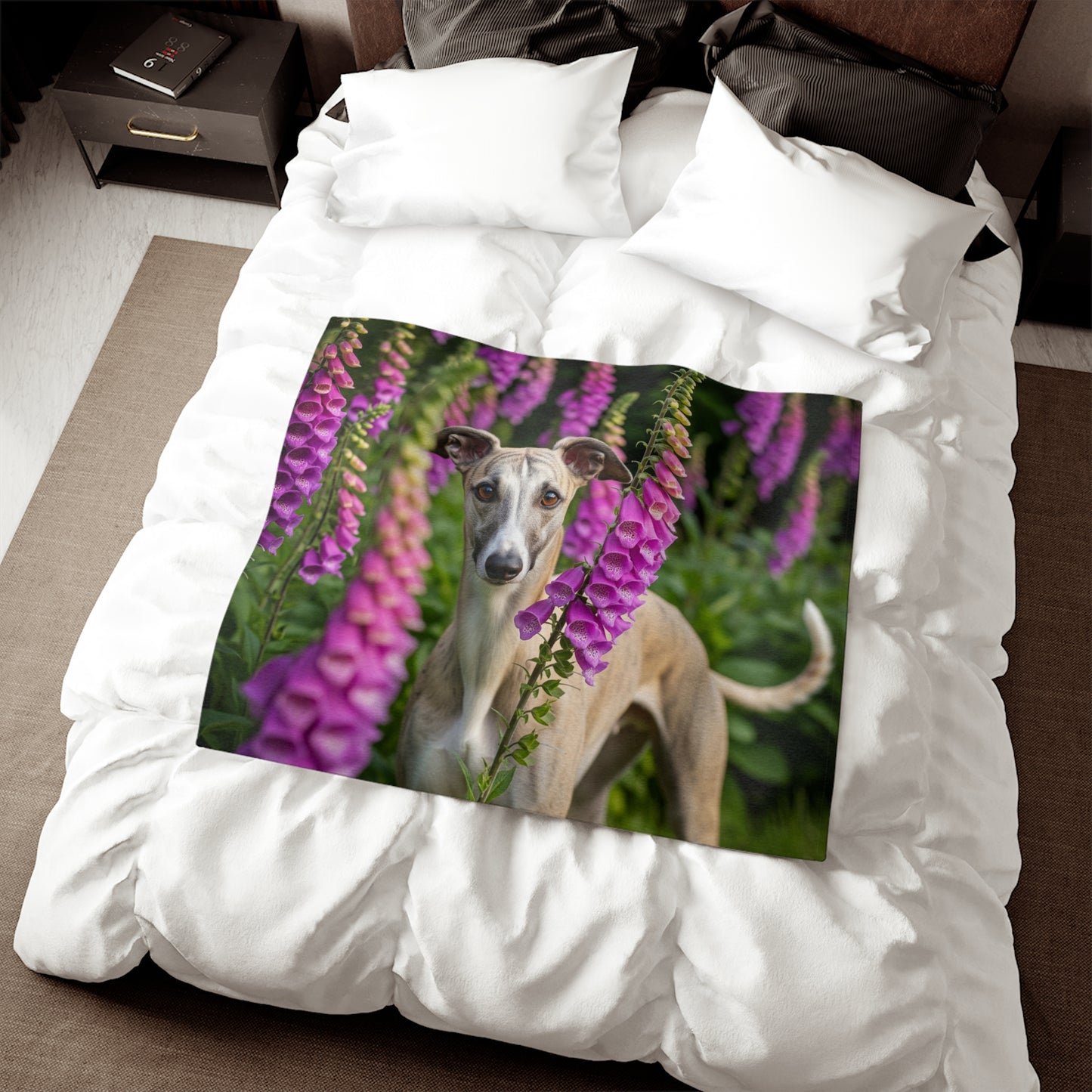 Whippet Sweatshirt Blanket