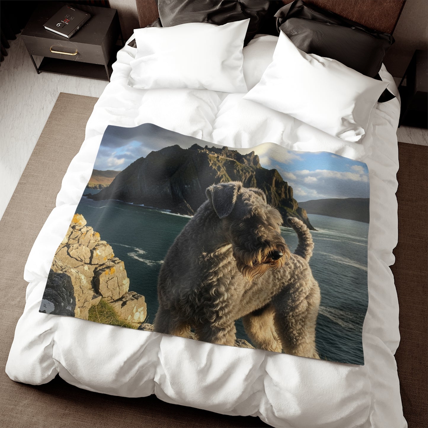 Kerry Blue Terrier Blanket