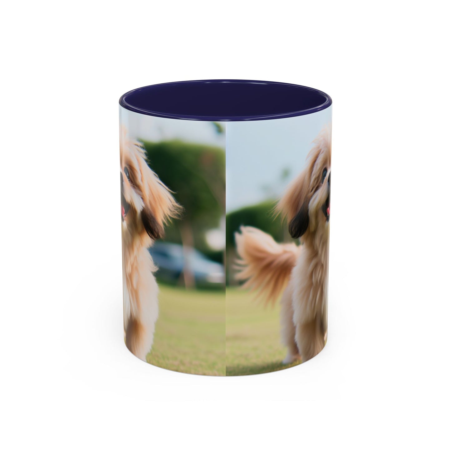 Taza de café con detalles de Pekapoo: el regalo perfecto para los amantes de los perros