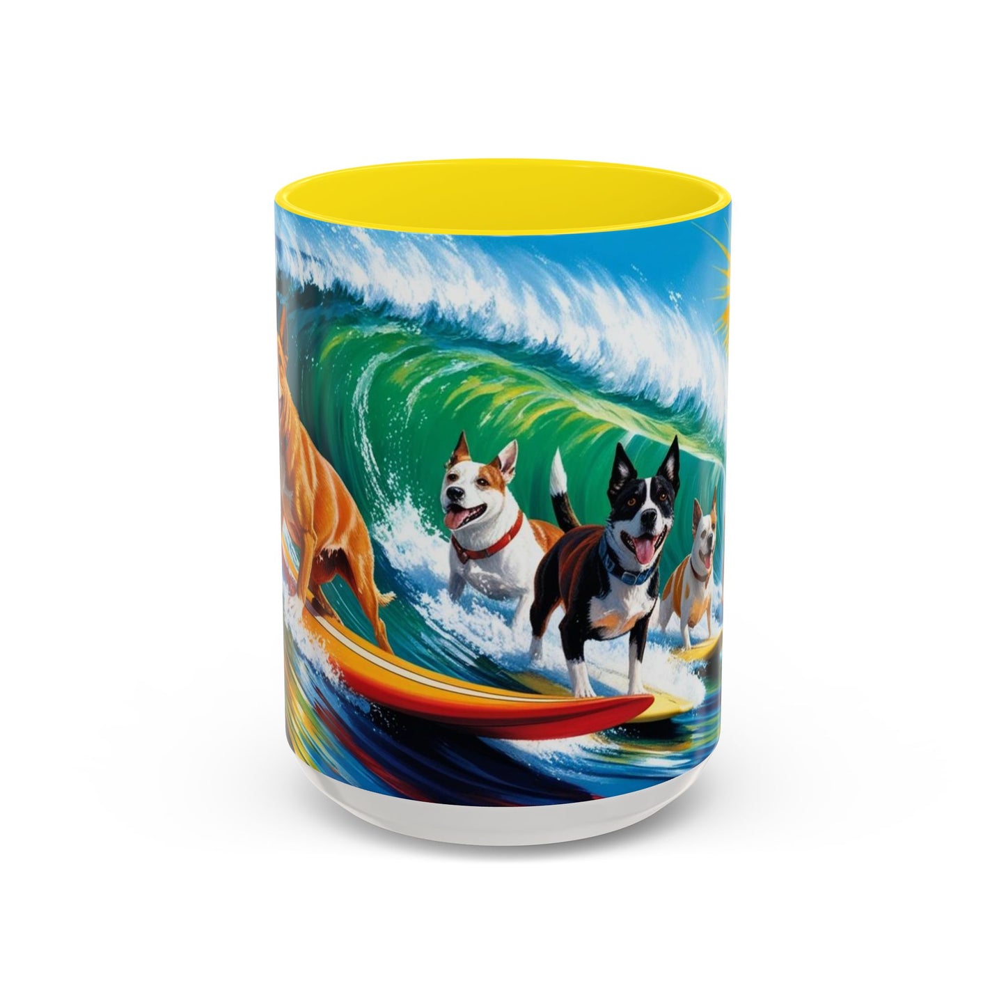 Taza de café con detalles de Surf Dogs: el regalo perfecto para los amantes de los perros