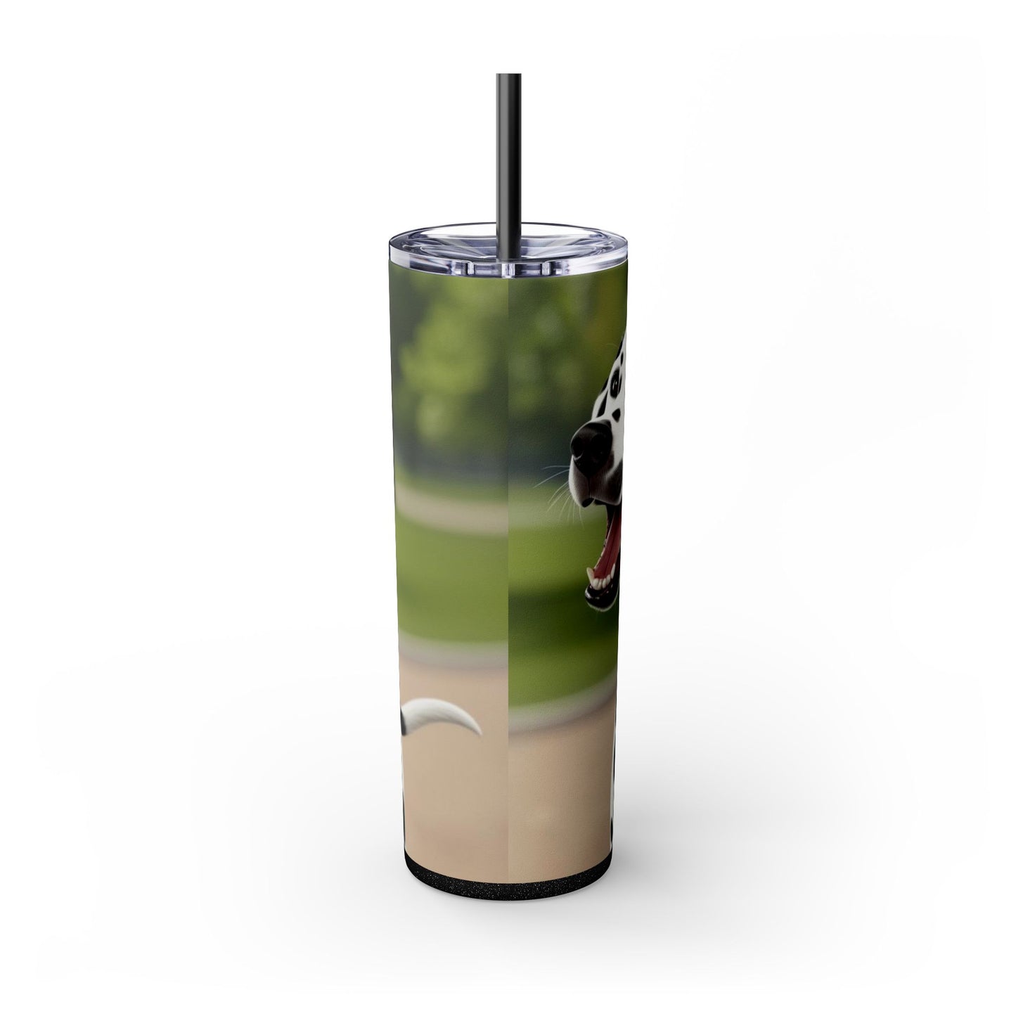 Skinny Tumbler with Straw – 20 oz Stainless Steel Cup