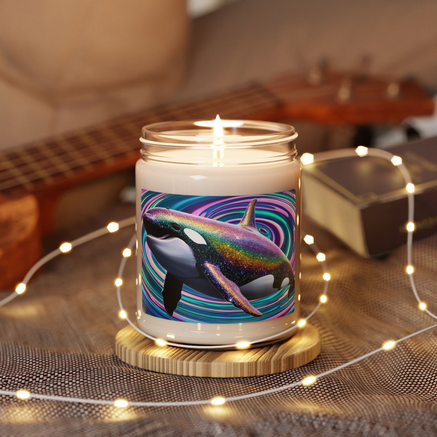 Psychedelic Orca- Scented Soy Candle, 9oz