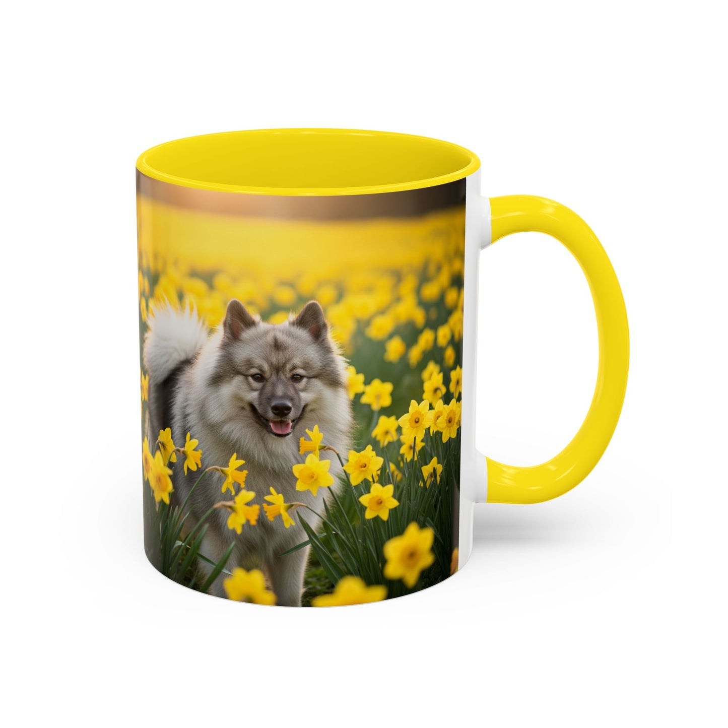 Taza con detalles de Keeshond: el regalo perfecto para los amantes de los perros