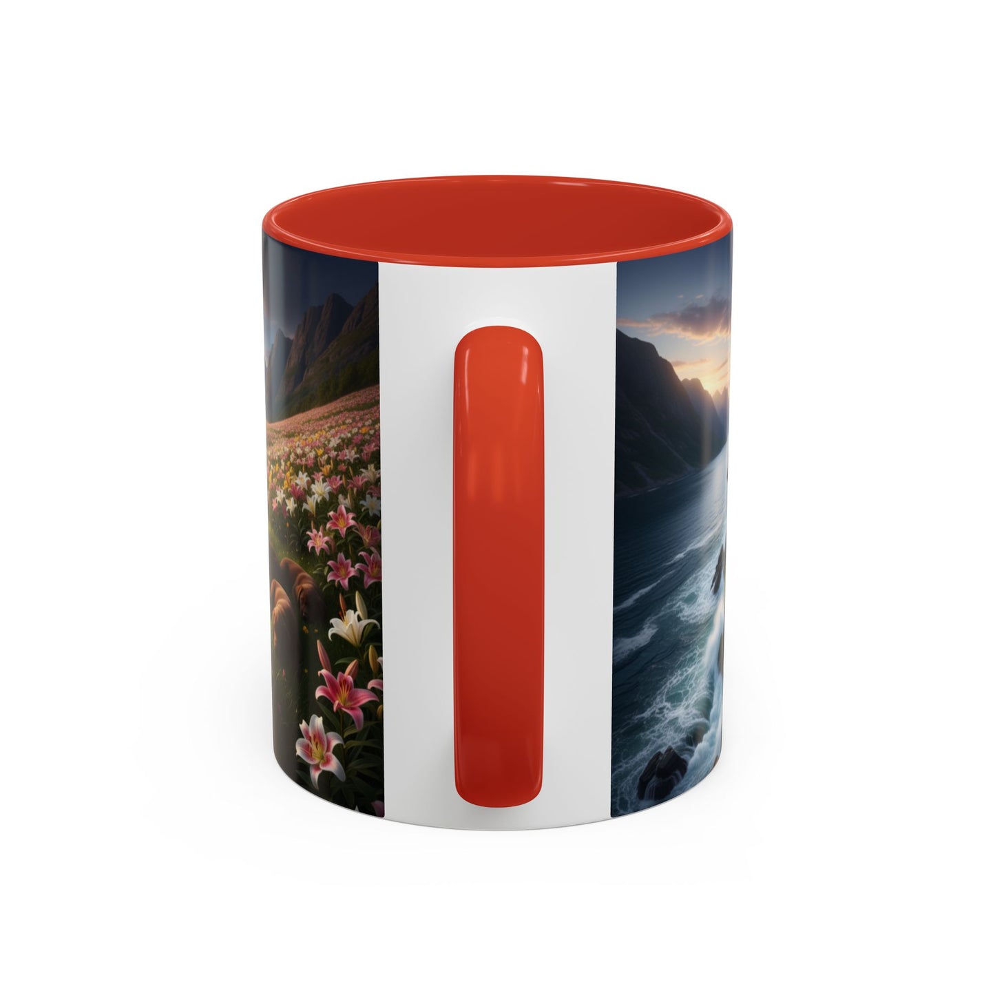 Chocolate Labrador Retriever Accent Mug – Ceramic Coffee Cup