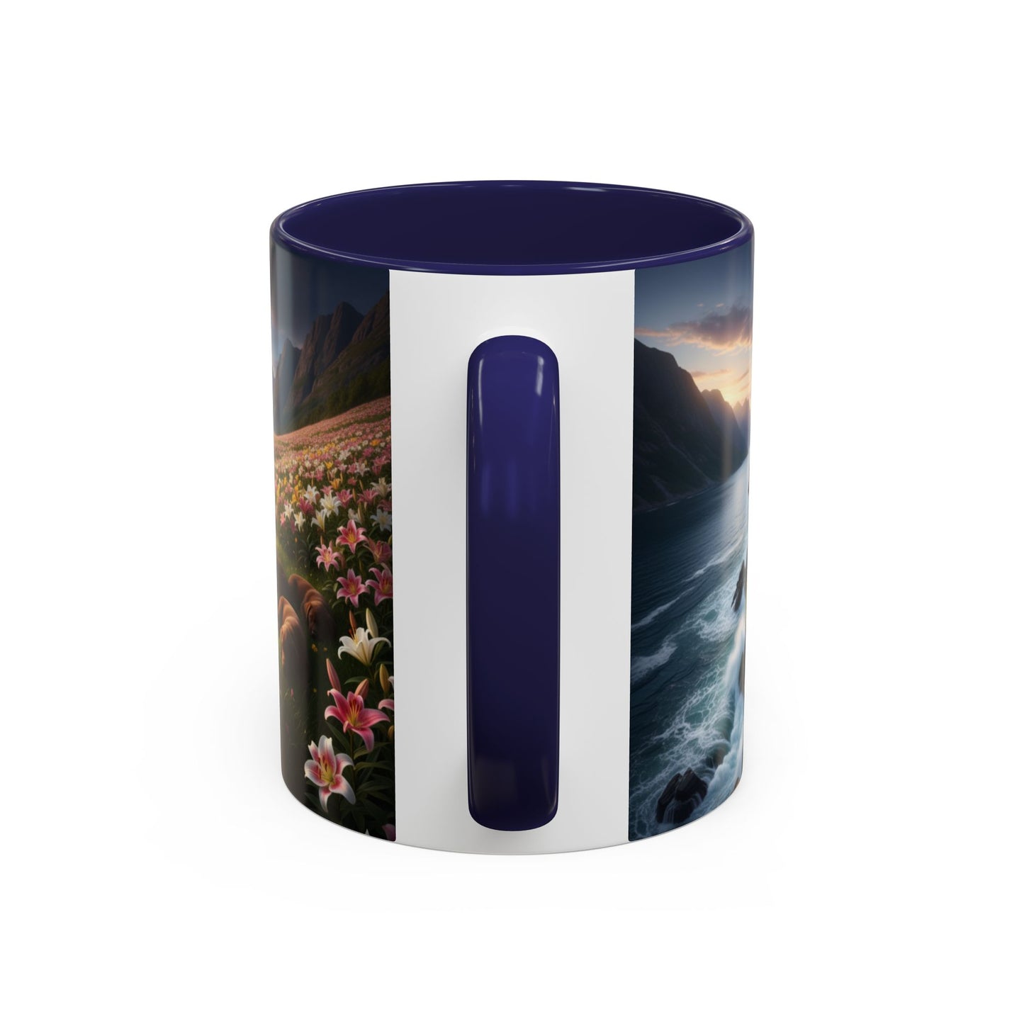 Chocolate Labrador Retriever Accent Mug – Ceramic Coffee Cup