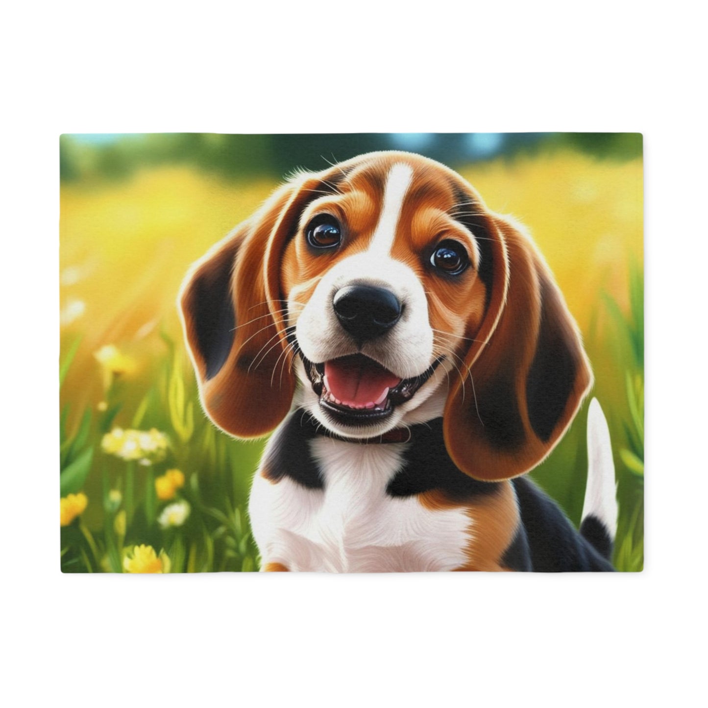 Beagle Sweatshirt Blanket