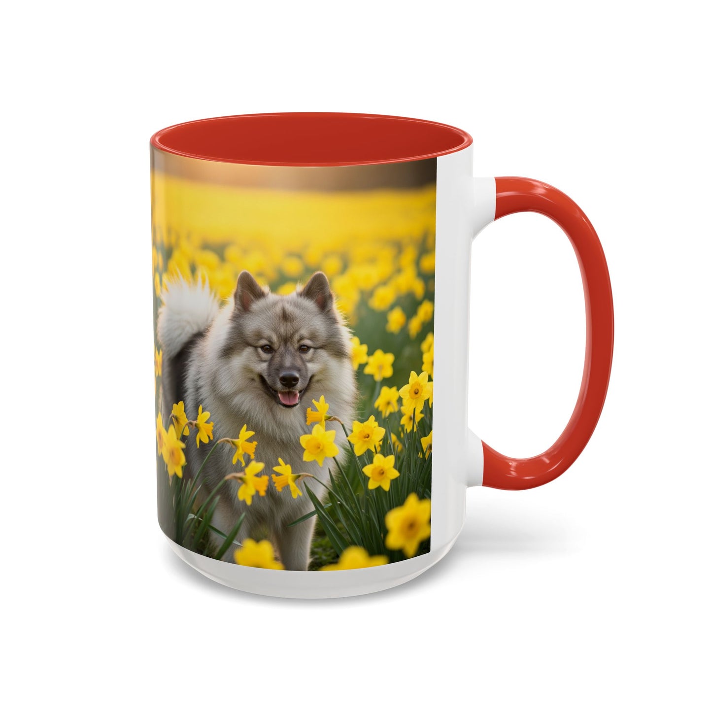 Taza con detalles de Keeshond: el regalo perfecto para los amantes de los perros