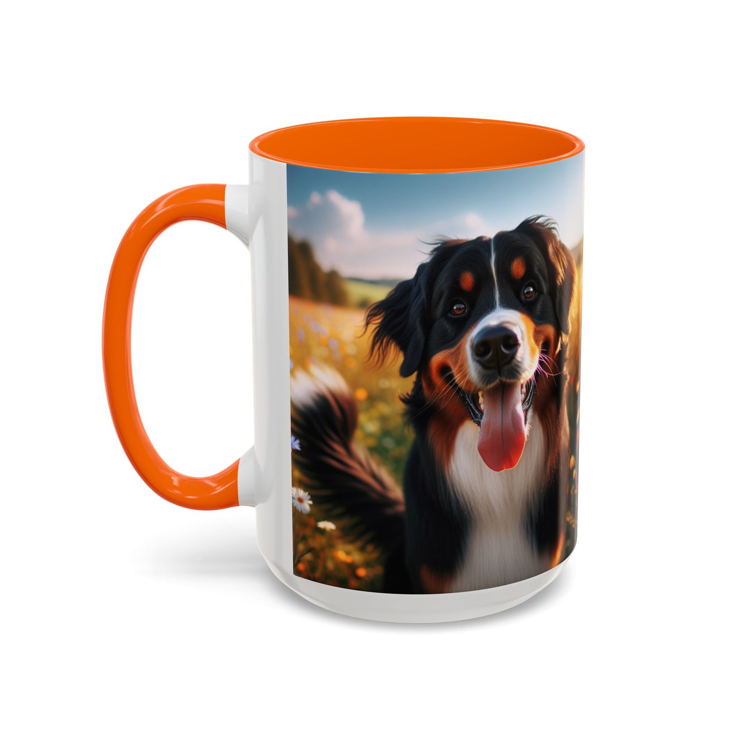 Bernese Mountain Dog Accent Coffee Mug - Perfect Gift for Dog Lovers