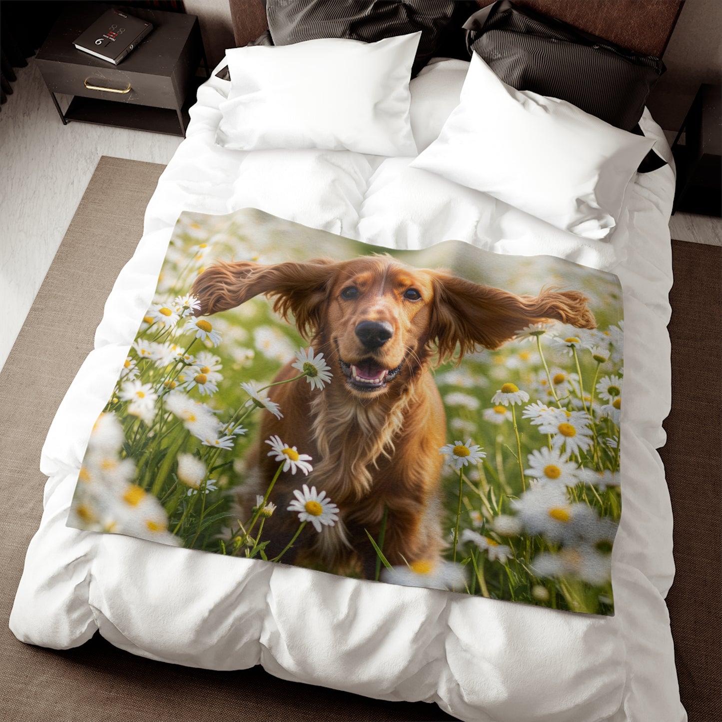 English Cocker Spaniel Sweatshirt Blanket