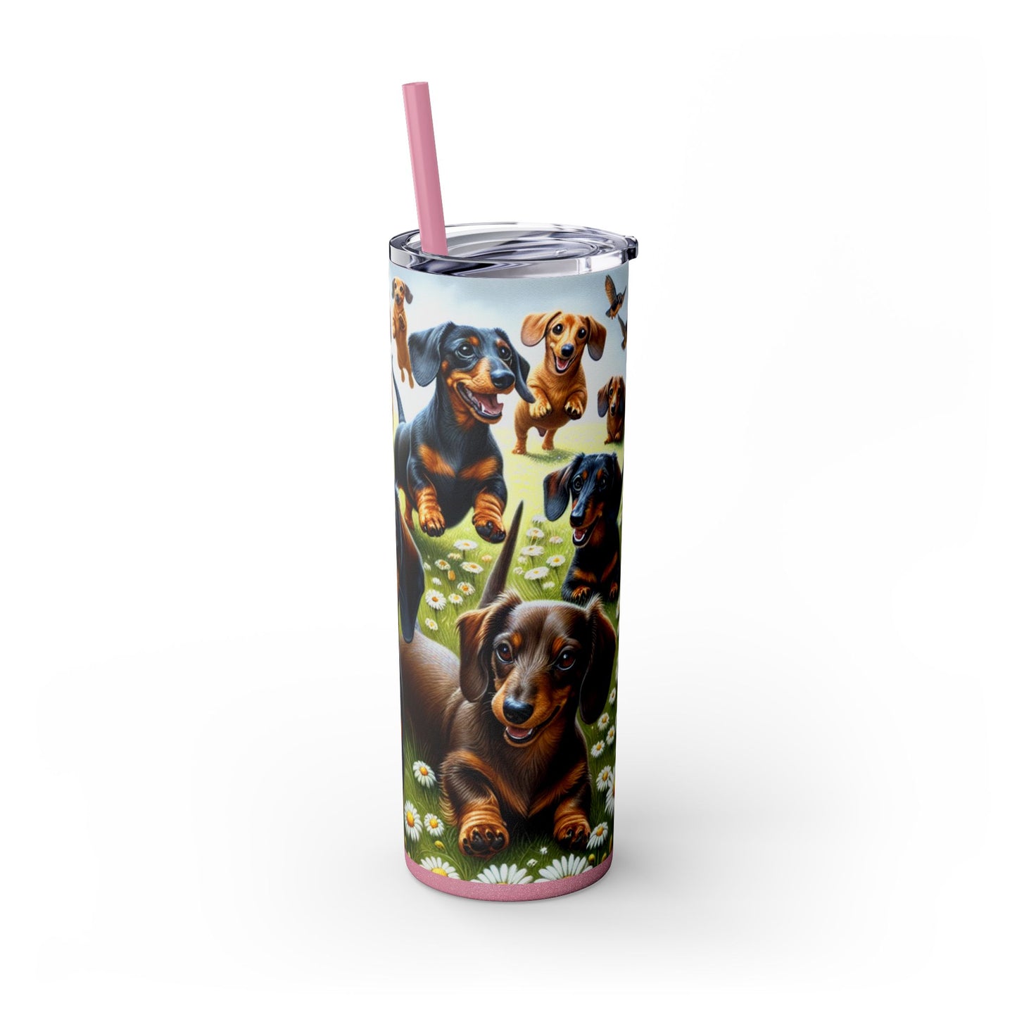 Dachshund with Straw, 20oz
