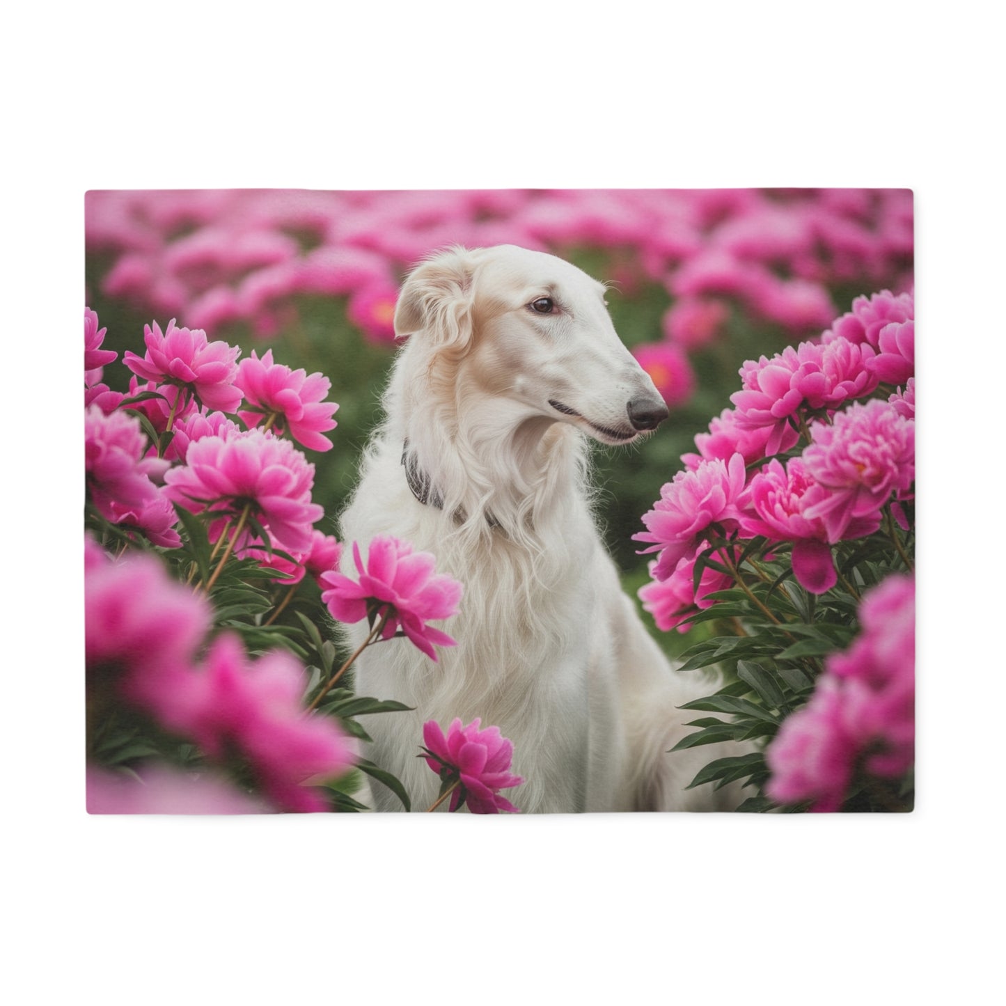 Borzoi Sweatshirt Blanket