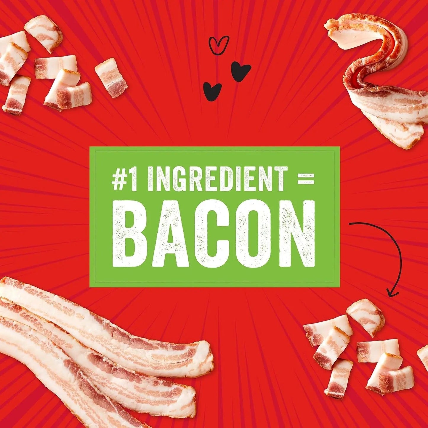 Friandises d'entraînement pour chiens - Crav'N Bac'N Bouchées moelleuses au bacon et au canard - Qualité supérieure, fabriquées aux États-Unis - Récompenses faibles en calories - 232 g