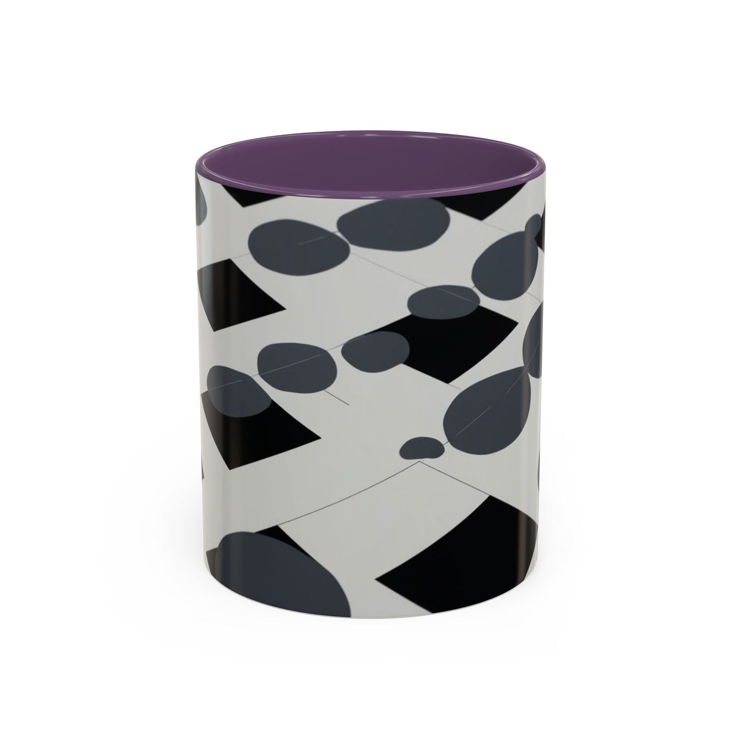 Optical Illusion Accent Mug – Ceramic Coffee Cup