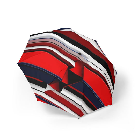 Optical Illusion Semi-Automatic Foldable Umbrella