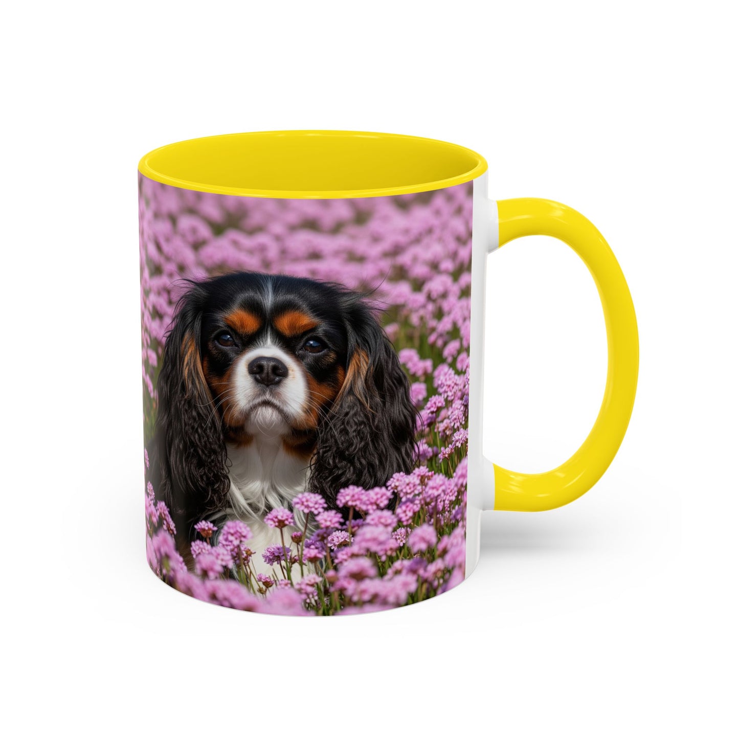 Taza de café con detalles de King Charles Spaniel: el regalo perfecto para los amantes de los perros.