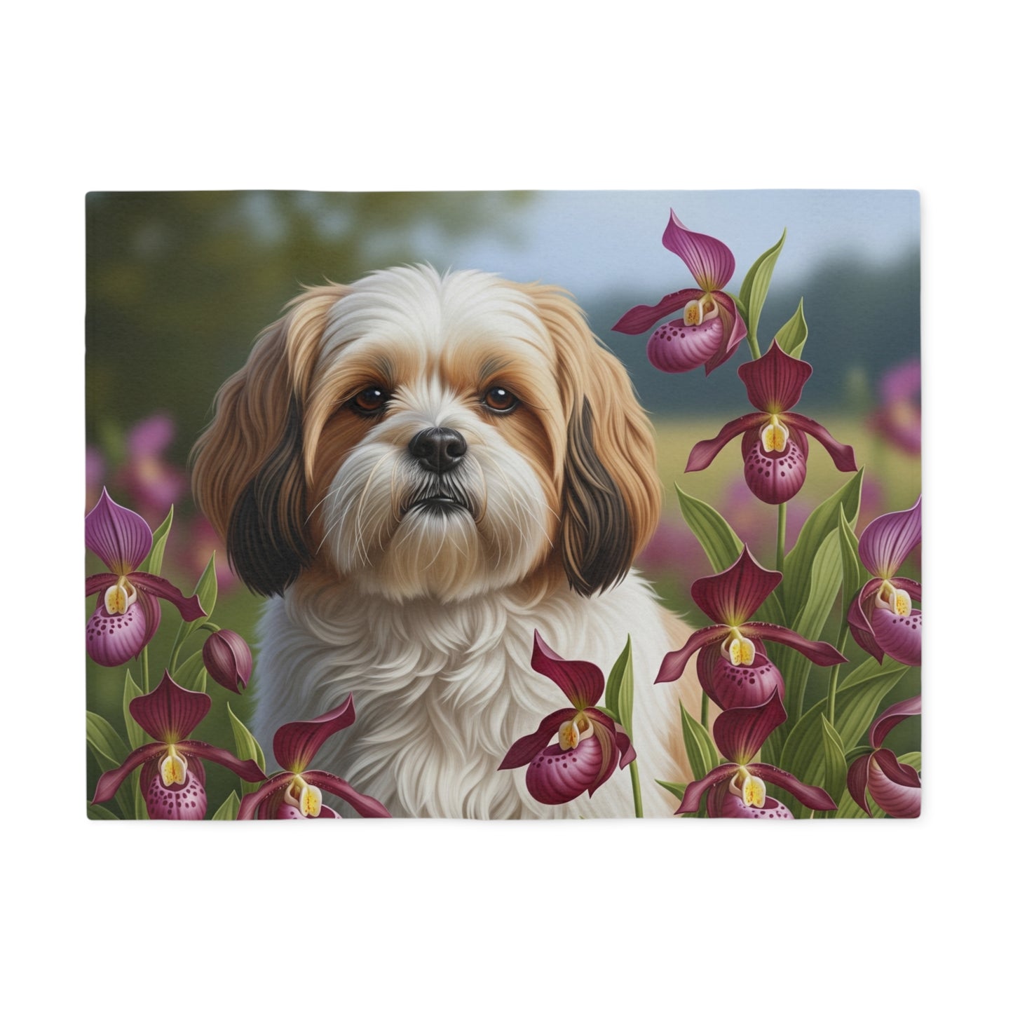 Lhasa Apso Sweatshirt Blanket