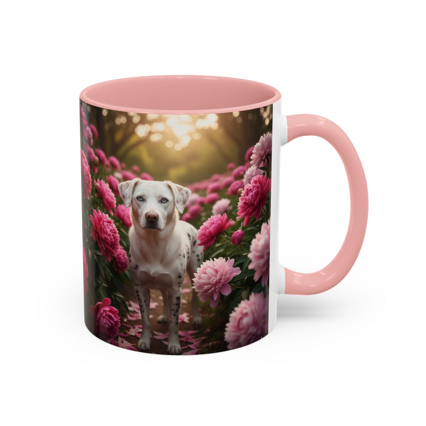 Catahoula Leopard Dog Accent Mug – Ceramic Coffee Cup