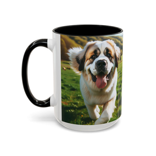 Pyrenean Mastiff Accent Coffee Mug - Perfect Gift for Dog Lovers