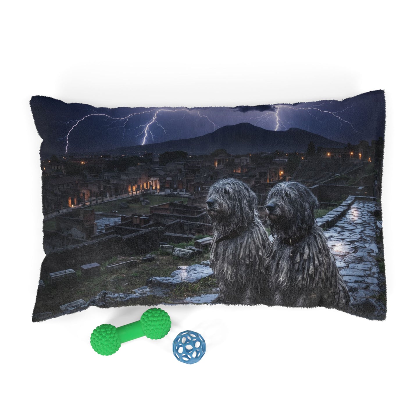 Bergamasco Shepherd Dog Pet Bed