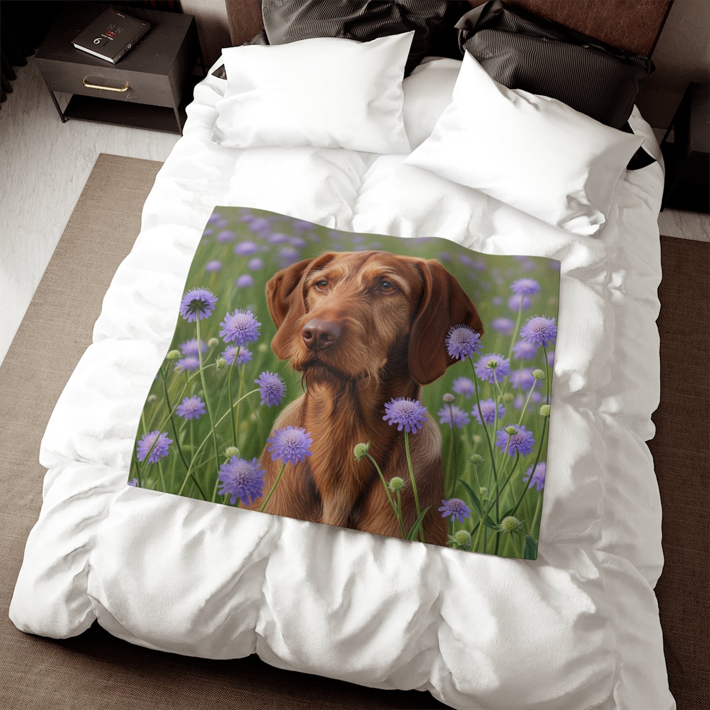 Couverture de sweat-shirt Vizsla aux cheveux durs hongrois