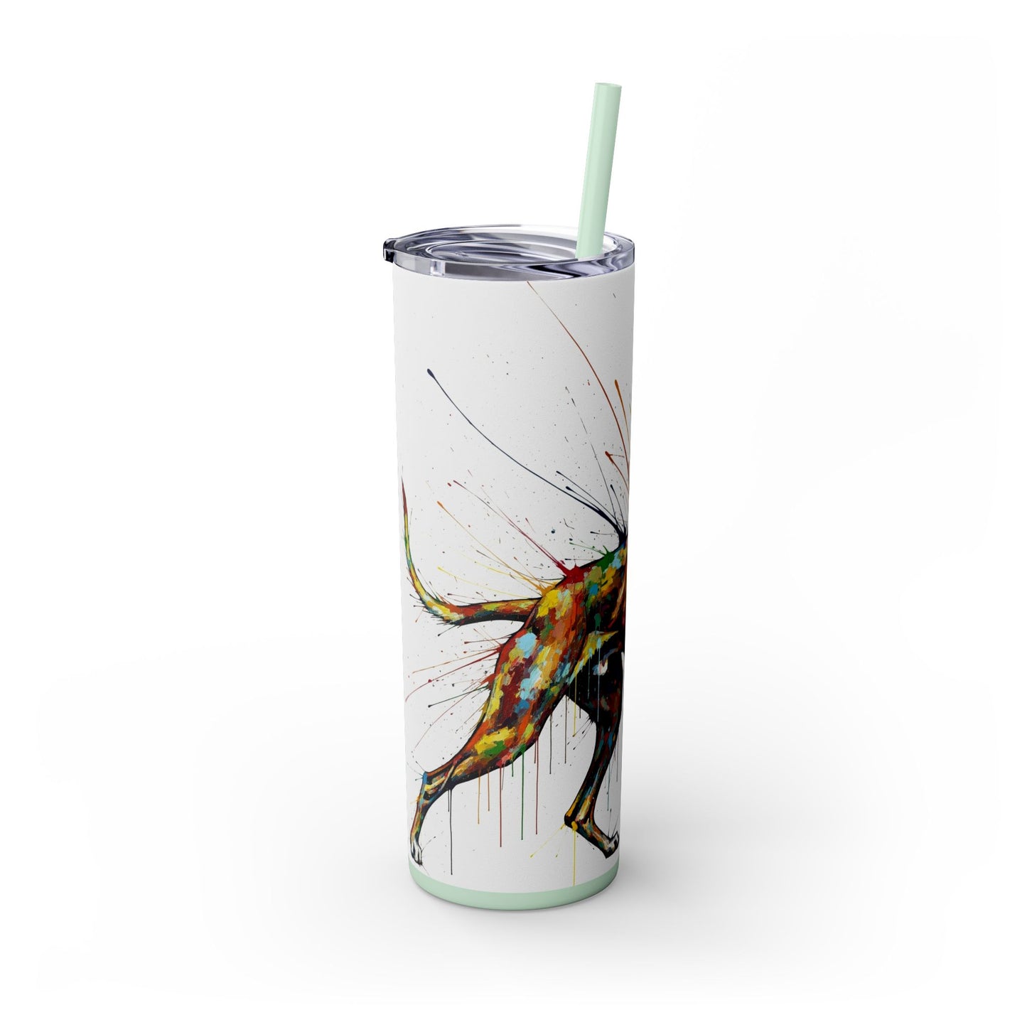 Azawakh Tumbler with Straw, 20oz