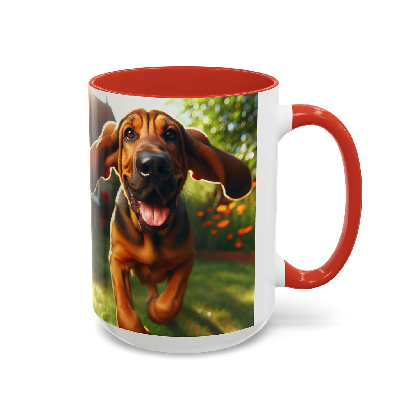 Bloodhound Accent Coffee Mug - Perfect Gift for Dog Lovers