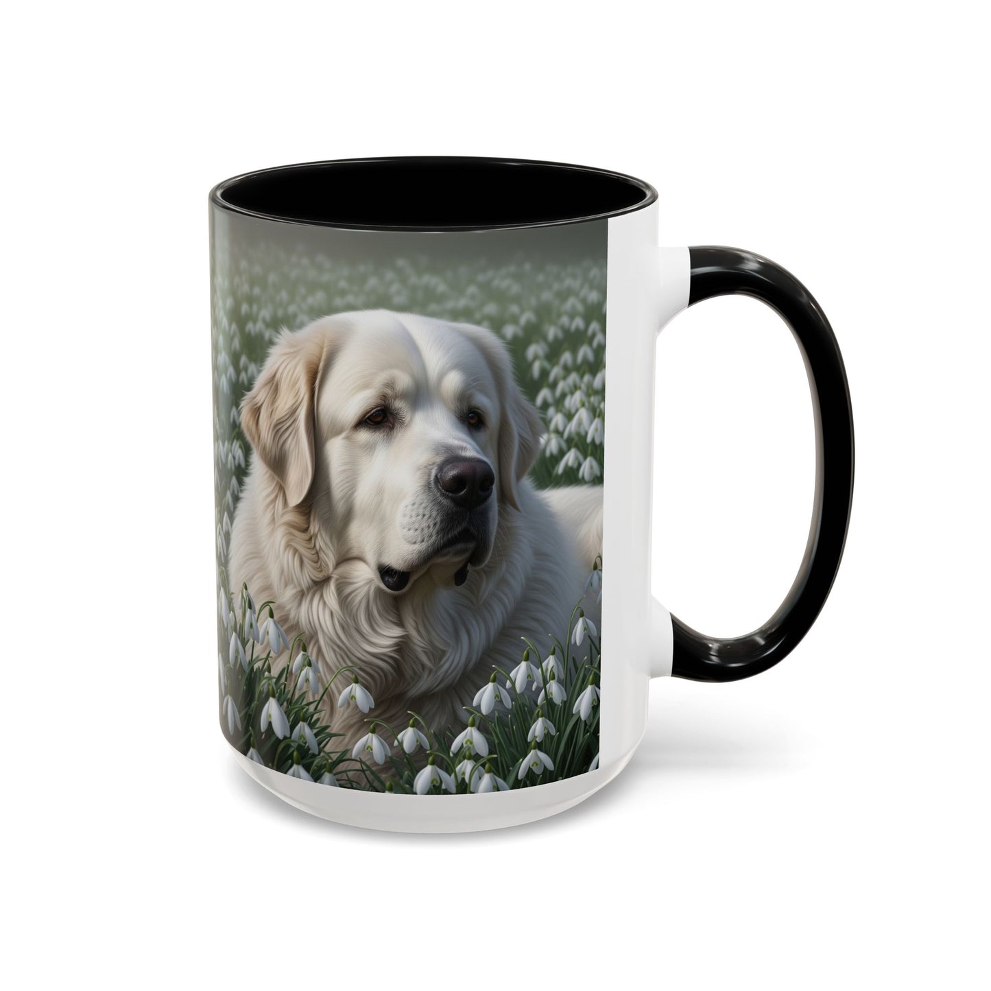 Mug à café avec motif de mastiff des Pyrénées - Cadeau idéal pour les amoureux des chiens