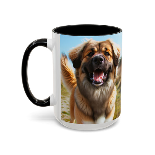 Estrela Mountain Dog Accent Coffee Mug - Perfect Gift for Dog Lovers